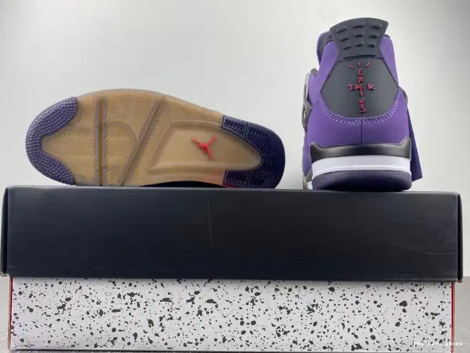 Cheap Jordan and LN4 Scott Family) Retro 4 Purple Travis 766296 (Friends 0512
